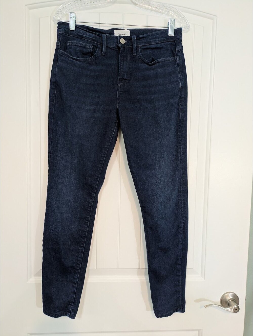 FRAME Dark Wash Skinny Jeans Size 30